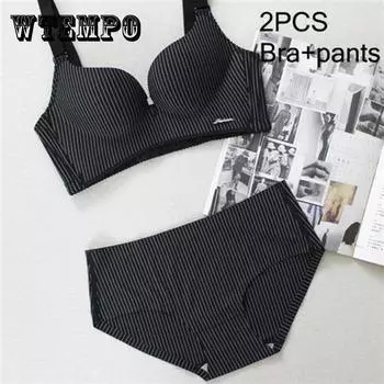 Сексуальные бесшовные трусики, бюстгальтер, комплект нижнего белья, бюстгальтеры, женские гладкие комплекты бюстгальтеров пуш-ап 90C