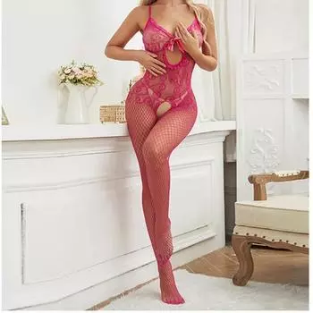 Сексуальные боди с вырезами Прозрачные сексуальные боди-чулки Смелое самое сексуальное эротическое нижнее белье Сексуальное женское белье Babydoll Чулки для всего тела One Size