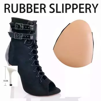 Сексуальные брендовые уличные сексуальные тапочки на высоком каблуке-шпильке для выпускного вечера, женская обувь на каблуке для латинских танцев, женские ботинки с полыми отверстиями для латинских бальных танцев 35