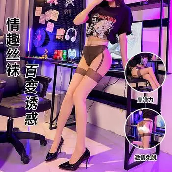 Сексуальные чулки колготки чулки с подвязками комплект колготки сексуальные чулки женские чулки One size