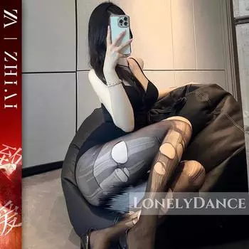 Сексуальные чулки сексуальные соблазнительные носки, которые легко порвать, носки с дырками, горячая перспектива, черные шелковые флиртующие цельные носки average size [80-80kg]