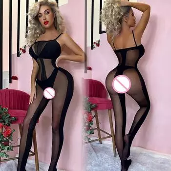 Сексуальные чулки женские боди-костюмы кружевные ажурные открытые промежность шелковые боди-чулки колготки Ladt Hollow Out Mesh Catsuits костюмы комплект XS