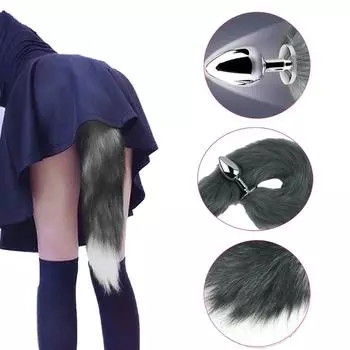 сексуальные игрушки для женщин Анальная пробка для женщин Sexules игрушки для взрослых 18 Анальная пробка с хвостом sexyshop эротические аксессуары Секс-игрушки женские