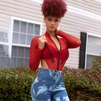 Сексуальные комбинезоны из искусственной кожи, женские комбинезоны, сетчатый узкие брюки на молнии с длинными рукавами, облегающее боди, Тедди, нижнее белье, комбинезон L