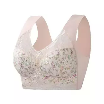 Сексуальные кружевные бюстгальтеры для женщин, однотонный бюстгальтер с полной чашкой и v-образным вырезом, бесшовный укороченный топ, женское дышащее белье с эффектом пуш-ап Asian L=EU S красный