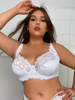 Сексуальные кружевные дышащие бюстгальтеры для женщин, ультратонкие однотонные бюстгальтеры больших размеров 80E бежевый