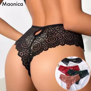 Сексуальные кружевные стринги Water Drop для женщин, большие размеры, стринги, низкая талия, кружевное нижнее белье S-XL S