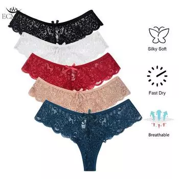 Сексуальные кружевные стринги женские трусики с низкой посадкой прозрачное нижнее белье с вырезами женское нижнее белье эластичные удобные трусики S