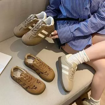 Сексуальные леопардовые принты на платформе из кожи женские дизайнерские мягкие туфли для женщин, модные женские туфли Zapatillas De Deporte 35