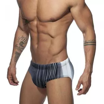 Сексуальные мужские плавки-боксеры, бикини, плавки-боксеры и купальники для серфинга M чёрный