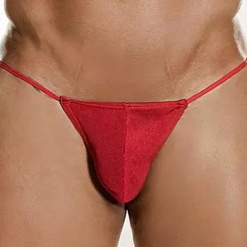 Сексуальные мужские стринги с низкой посадкой, U-образные, с Т-образным вырезом, дышащее нижнее белье, свободное движение, однотонные трусы, повседневная одежда