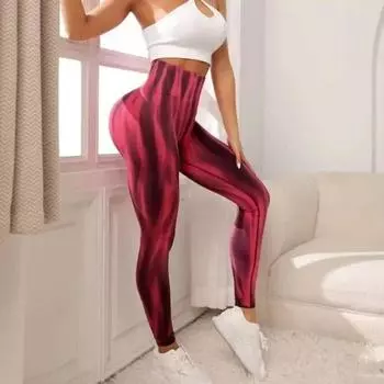 Сексуальные облегающие бесшовные брюки для йоги с высокой талией для женщин, повседневные женские узкие леггинсы, полосатые брюки 30155 S орион