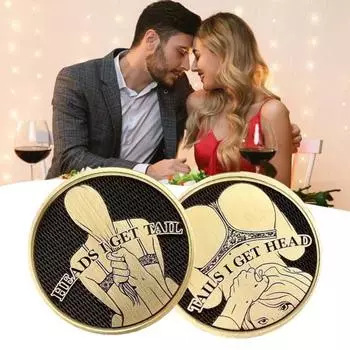 Сексуальные Орлы и Решки Монеты Орлы Я Получаю Хвост И Решки Я 1pc