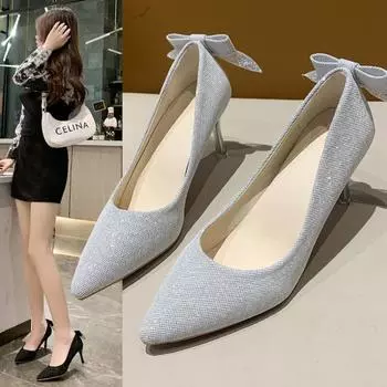 Сексуальные остроносые французские туфли-шпильки на высоком каблуке градиентного розового цвета на каблуках женские роскошные женские весенне-летние 35