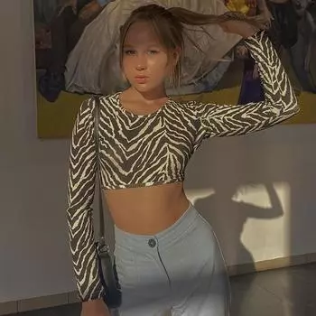 Сексуальные пуловеры со шнуровкой и открытой спиной, женские осенние черные футболки с круглым вырезом, тонкая короткая футболка с длинными рукавами S белый/чёрный