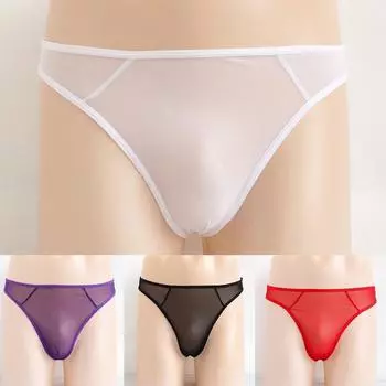 Сексуальные сетчатые трусы, прозрачные трусы-стринги