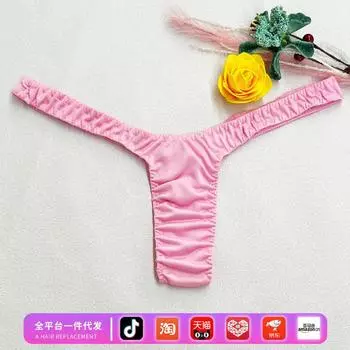 Сексуальные сексуальные трусики женские могут, соблазнительные горячие трусики с низкой талией, глубокие V-образные трусики-стринги из молочного шелка, ягодицы one size fits all