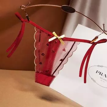 Сексуальные стринги из сетчатого дышащего нейлона, ультратонкие стринги с низкой талией