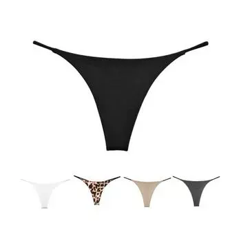 Сексуальные стринги, однотонные, гладкие, дышащие XL