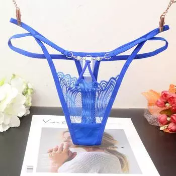 Сексуальные стринги с вырезом, женские трусики, женское нижнее белье, сетчатая пряжа, футболки, стринги KL98 one size чёрный