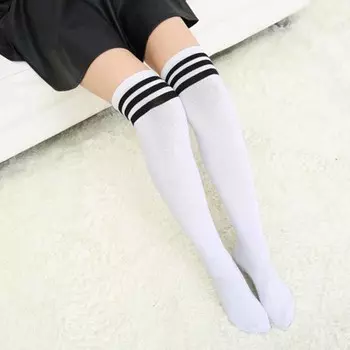Сексуальные теплые эластичные популярные хлопковые носки выше колена, женские чулки высокого качества, горячая распродажа, длинные 1 пара ювелирных аксессуаров для девочек 22