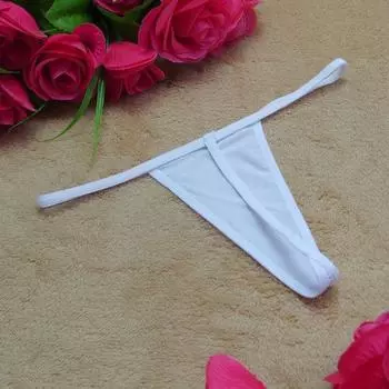 Сексуальные трусики из молочного шелка, сексуальные кружевные трусики на шнуровке, соблазнительные трусики-стринги для взрослых с низкой посадкой one size fits all