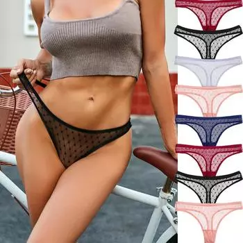 Сексуальные трусики-стринги, кружевное нижнее белье, женские трусики, стринги с низкой талией, женские трусы, перспективные трусы для девочек, нижнее белье XL вино красного