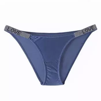 Сексуальные трусы со стразами в европейском и американском стиле для фитнеса, спортивные трусы с подъемом бедер, удобная модная сумка с низкой талией, набедренные трусы для женщин S чёрный