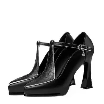 Сексуальные туфли на высоком каблуке Женские туфли с острым носком Вечерние сандалии Летняя модная обувь Элегантные туфли Тренд Туфли на платформе Femme Zapatos 36