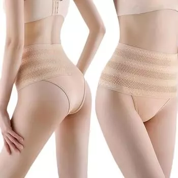 Сексуальные утягивающие трусики-стринги больших размеров с высокой талией для трансграничной торговли. XXL чёрный