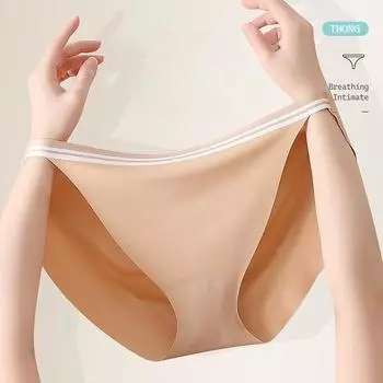 Сексуальные высокоэластичные трусики-трусики большого размера с подтяжкой, женские бесшовные трусы-стринги с высоким разрезом, женское нижнее белье XL