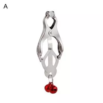 Сексуальные зажимы для сосков, металлический колокольчик, женская секс-игрушка для взрослых, игры, дразнящие продукты C