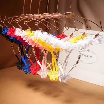 Сексуальные женщины с открытой промежностью, полые прозрачные кружевные стринги, стринги, эротическое нижнее белье