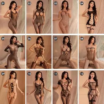Сексуальные женские боди в сеточку, открытые сетчатые колготки, эротическое белье, трико, комбинезон, боди, секс-порно костюмы