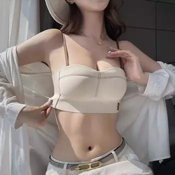 Сексуальные женские бюстгальтеры Push Up Beauty Back Wireless Нижнее белье без лямок Модные женские бюстгальтеры Sling Bras Full Cup Bras 32/70AB