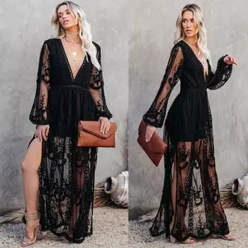 Сексуальные женские кружевные вязаные крючком бикини, купальники, купальный костюм, летнее пляжное платье S белый