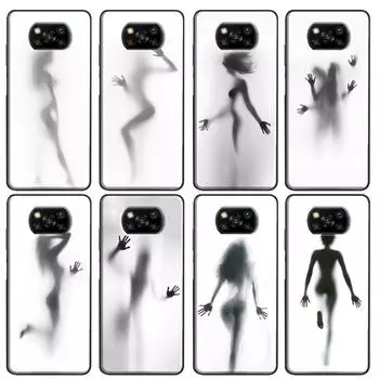 Сексуальные женские силуэты для POCO X3 GT F1 F2 F3 M3 M4 X3 Pro чехол для телефона Xiaomi Mi 11T Pro 10T 11 Lite Coque Mi 9