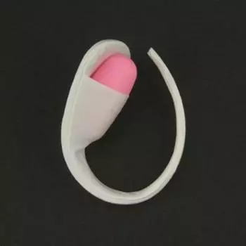 Сексуальные женские стринги C-String с опцией невидимого вибрирующего яйца - прозрачный, забавный и кокетливый аксессуар для нижнего белья One Size