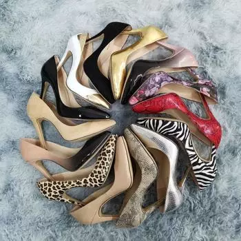 Сексуальные туфли-лодочки на высоком каблуке с острым носком, женские туфли-лодочки, новые весенние туфли-лодочки с фирменным дизайном 35 зебра