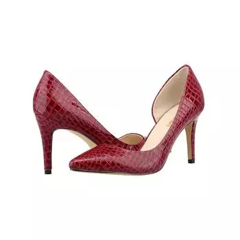 Сексуальные женские туфли-лодочки с крокодиловым узором, туфли-лодочки на шпильке 9 см с острым носком, высокие каблуки, женские повседневные туфли для офиса, вечеринки, свадьбы 35