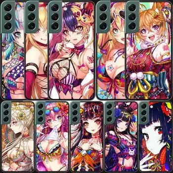 Сексуальный аниме-телефон для девушки Samsung Galaxy S20 FE S21 Plus S22 S23 S24 Ultra, чехол S10 S10E S9 S8 S7 Edge, мягкий силиконовый чехол Samsung S22