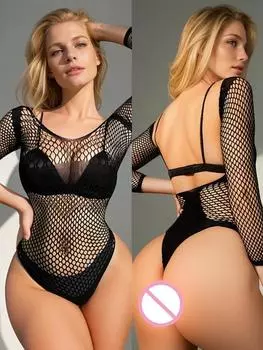 Сексуальный ажурный сетчатый боди женский эротический обтягивающий костюм для нижнего белья сетчатая перспектива самые сексуальные боди женские эротические сексуальные костюмы одежда XXS
