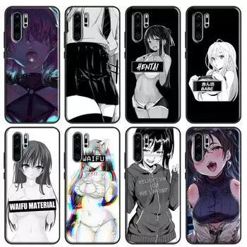 Сексуальный чехол для девочек с аниме для Huawei P20 P30 P40 Lite P Smart 2019 2021 Nova 5T Honor 50 Pro 8A 8X 9X 10i Coque Huawei P10