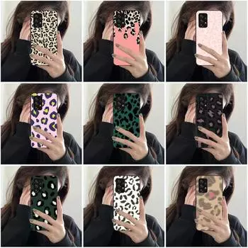 Сексуальный чехол для телефона с леопардовым принтом для Samsung Galaxy A51 A50 A71 A21s A31 A41 A10 A20 A70 A30 A22 A02s A13 A53 5G, чехол SamsungA735G