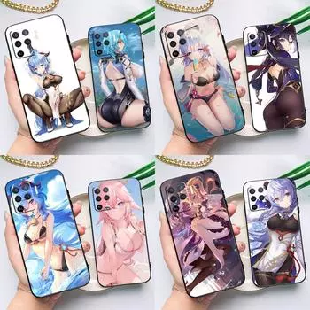 Сексуальный чехол Genshin Impact Hentai для OPPO A94 A74 A54 A53S A53 A31 A5 A9 2020 A52 A72 A83 A91 A93 A1K A15 A16 OPPO A5S