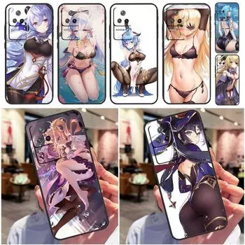 Сексуальный чехол Genshin Impact Hentai для POCO F3 F4 X4 GT M5 M4 X3 Pro, чехол для Xiaomi 11T Pro 13 12X 11 12 Lite 12T Pro Mi 12