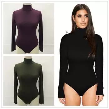 Сексуальный комбинезон с колье и длинными рукавами, тонкая универсальная рубашка, корректирующее белье S белый