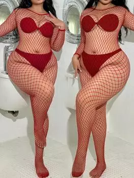 Сексуальный комбинезон с сетчатой перспективой, чулки для всего тела, одежда, высокая эластичность, модное обтягивающее нижнее белье из сетчатой ткани, женские эротические боди XXS