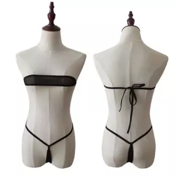 Сексуальный комплект из трех предметов: бикини и нижнее белье One Size