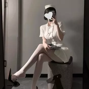 Сексуальный костюм медсестры, выражающий чистое желание, косплей, горячий доктор, хэллоуинская ночь, горничная average size [recommended 80-60kg]